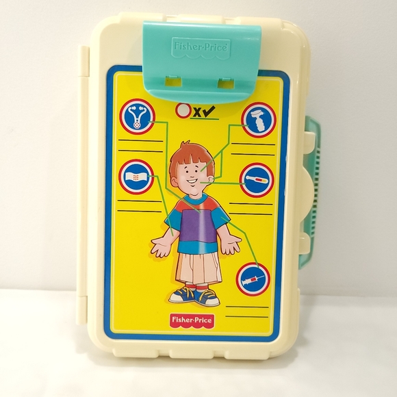 FisherPrice Toys Vintage Fisher Price Toy Medical Kit Doctors Set